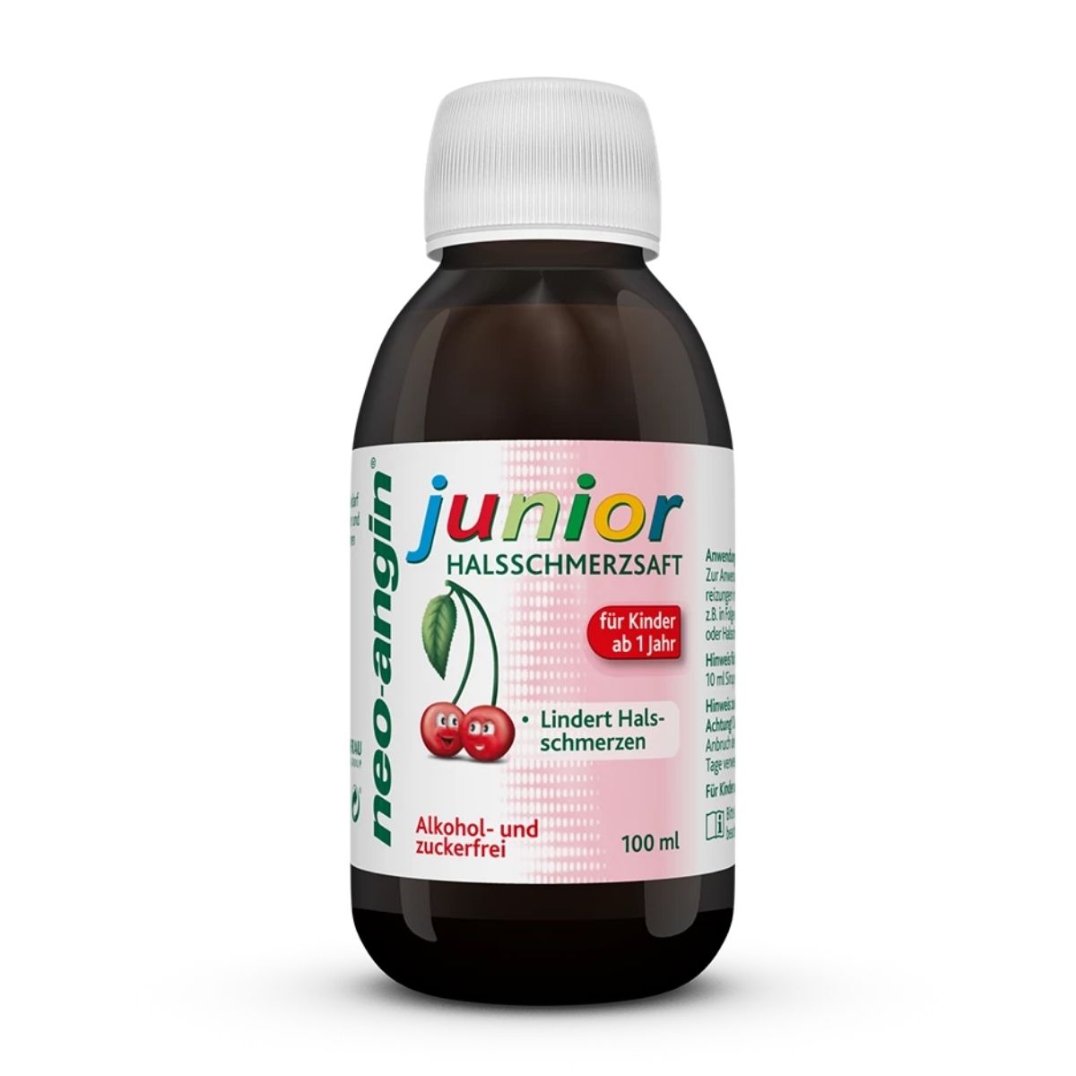 Junior-Angin Halsschmerzsirup für Kinder