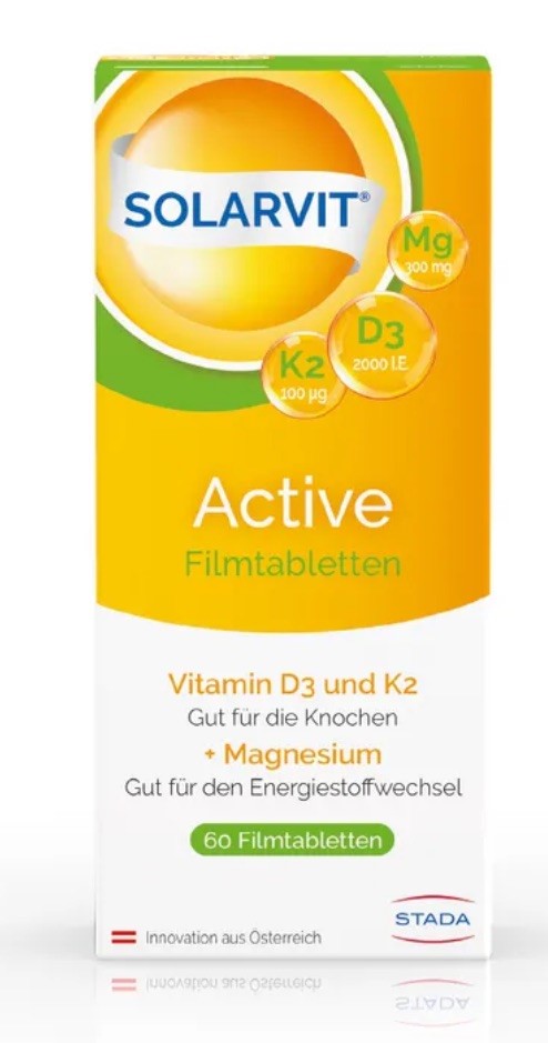 Solarvit D3 K2 MG Active Ftbl 60 ST Solarvit D3 K2 MG Active Ftbl 60 ST