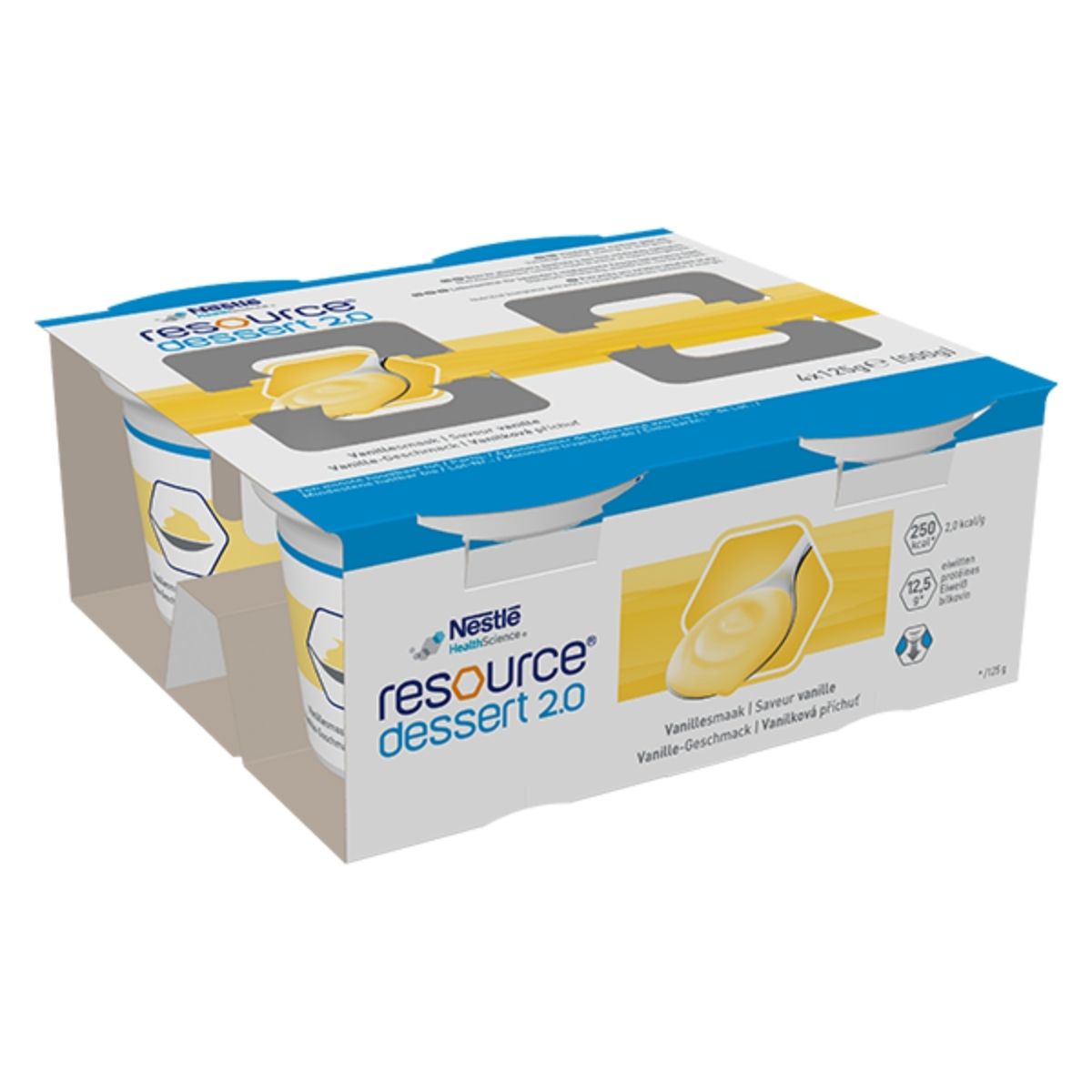 Resource® dessert complete Vanille 4x125g
