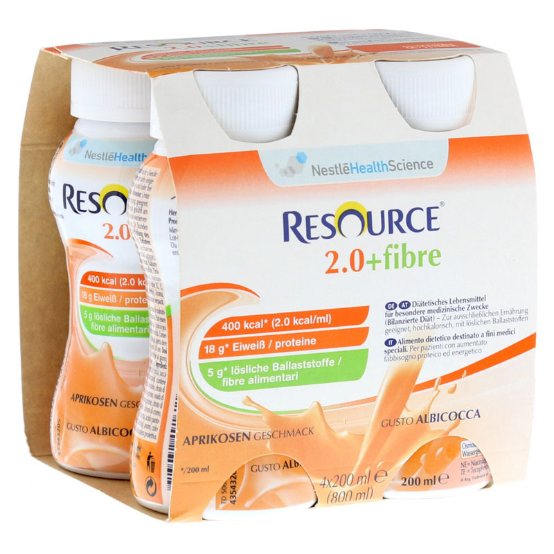 Resource® 2.0+fibre Aprikose 24x200ml
