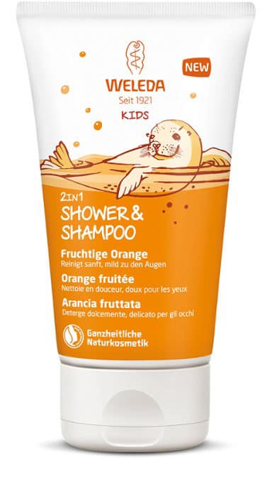 4520297 Weleda Kids 2in1 Shower & Shampoo Fruchtige Orange