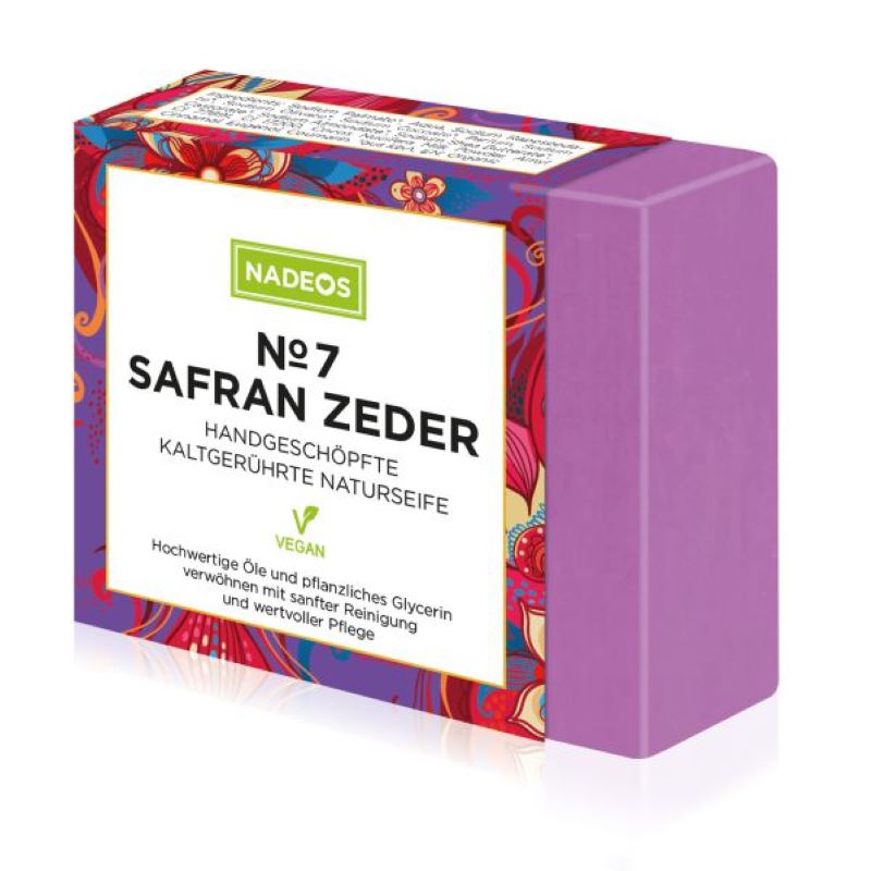 Nadeos Naturseife Nr. 7 Safran Zeder