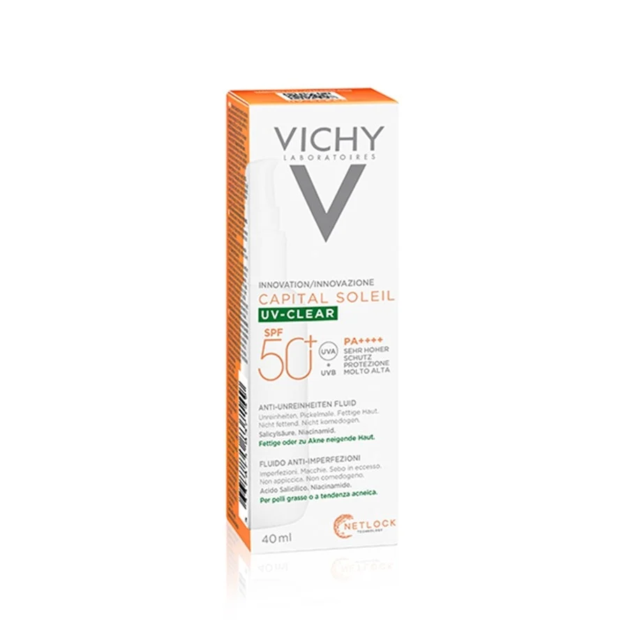 VICHY Capital Soleil UV-Clear LSF50 Anti-Unreinheiten Fluid VICHY Capital Soleil UV-Clear LSF50 Anti-Unreinheiten Fluid