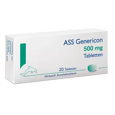 ASS Genericon 500 mg Tabletten ASS Genericon 500 mg Tabletten
