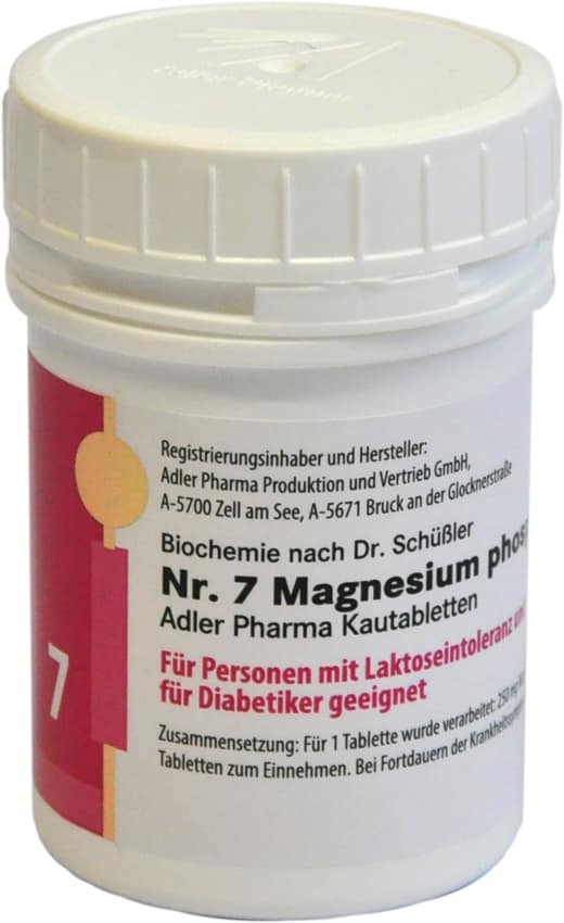 Schüssler Salz Nr. 7 Magnesium phosphoricum Kautabletten